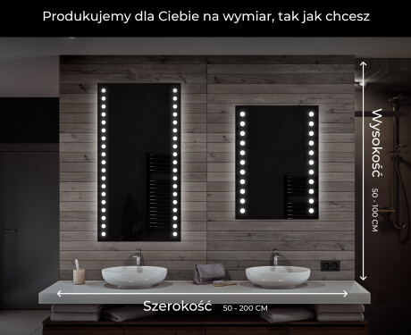 Lustro Łazienkowe Podświetlane LED06 #7