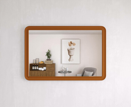 Zaokrąglone lustro w ramie MDF L299 #2